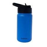 Garrafa Térmica Infantil 414 ml - SKU 1508 Azul com tampa preta - Viktwa