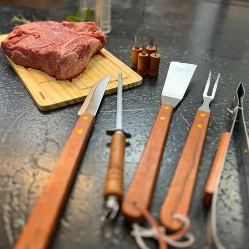 Kit Talheres para Churrasco 10 Peças