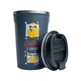 Copo Térmico Coffee 380 ml - Bicho Preguiça - Coleção Pet&Fun Deise Lume