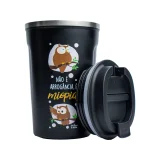Copo Térmico Coffee 380 ml - Coruja - Coleção Pet&Fun Deise Lume